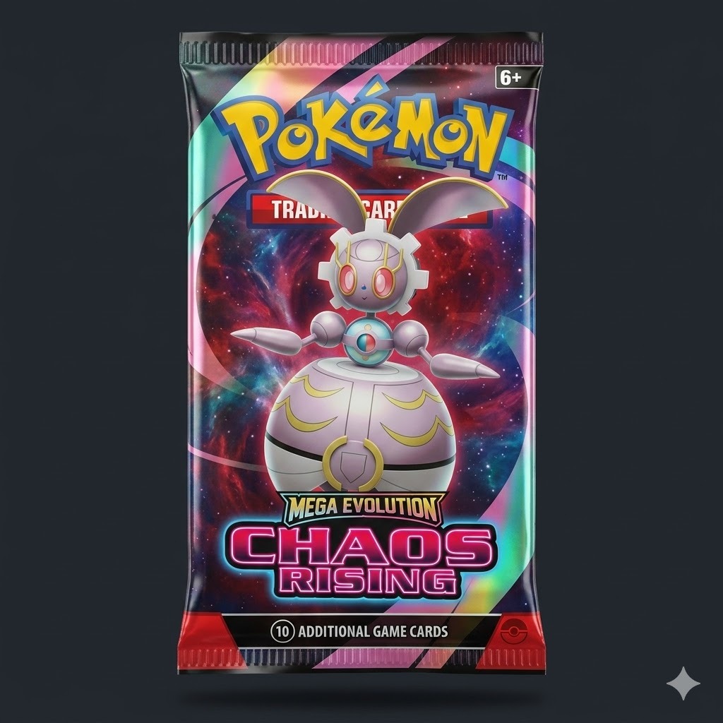 Pokémon TCG Mega Evolution — Chaos Rising booster pack